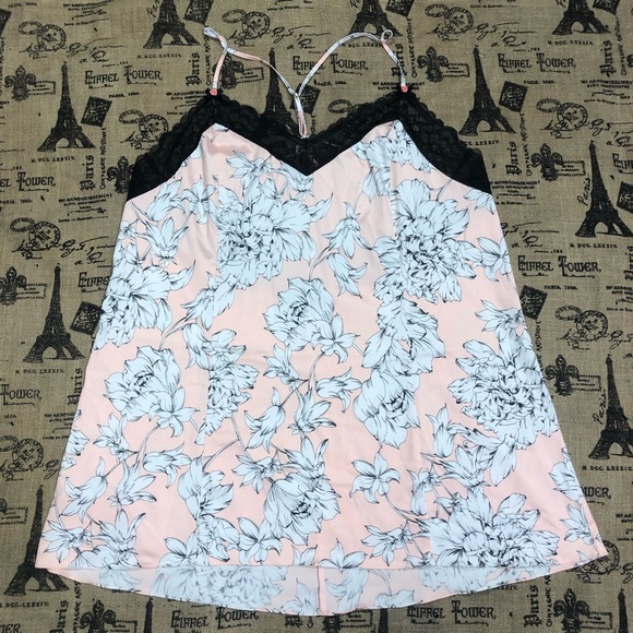 Cacique NWOT! Floral Print Top Babydoll Size 18/20 - Picture 1 of 13